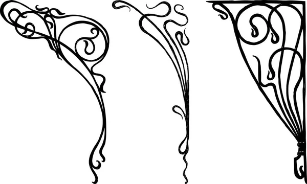 Art nouveau tarzında mimari köşeleri