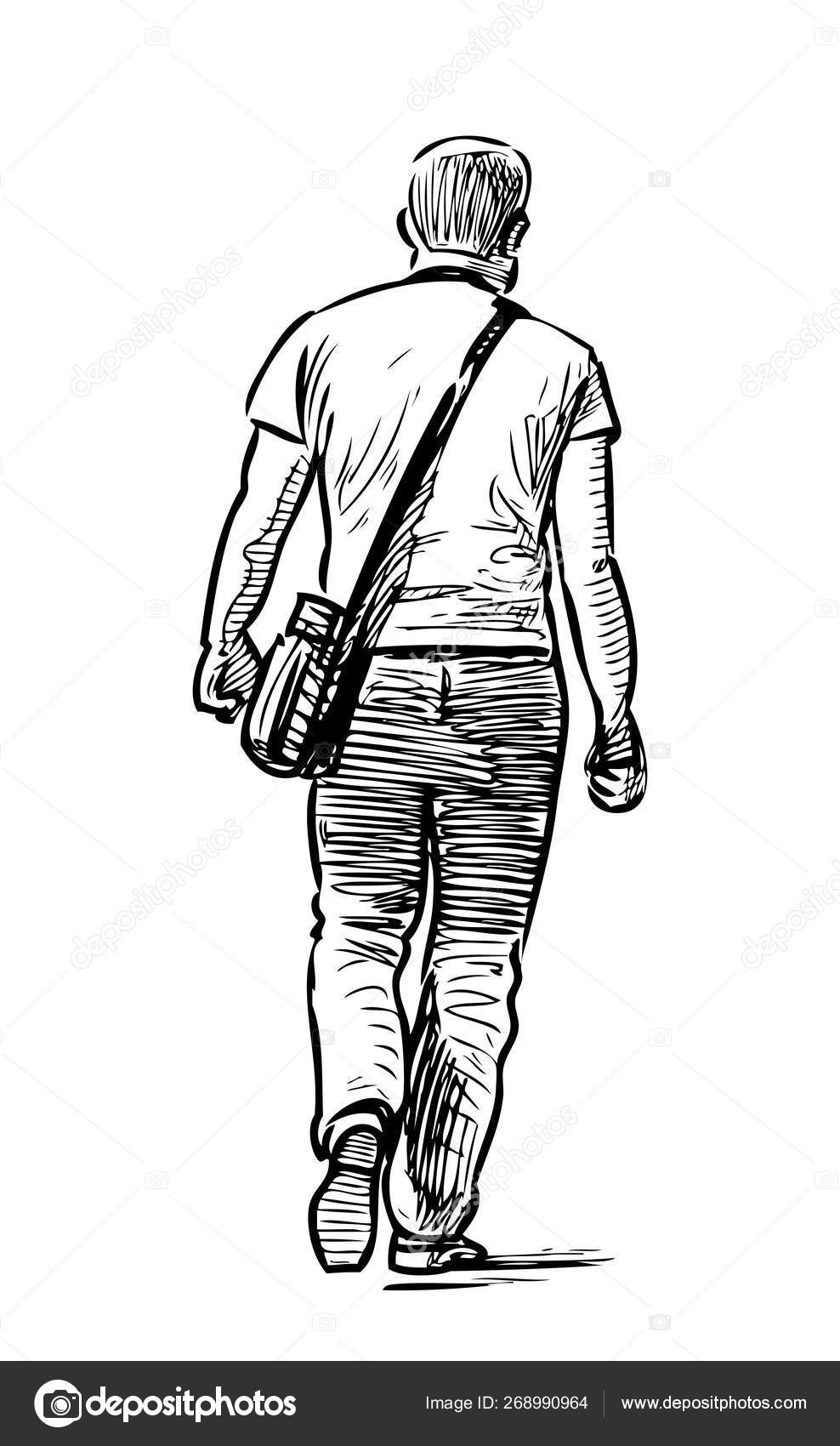 Walking Away Alone Royalty Free Walking Away Alone Vector Images Drawings Depositphotos