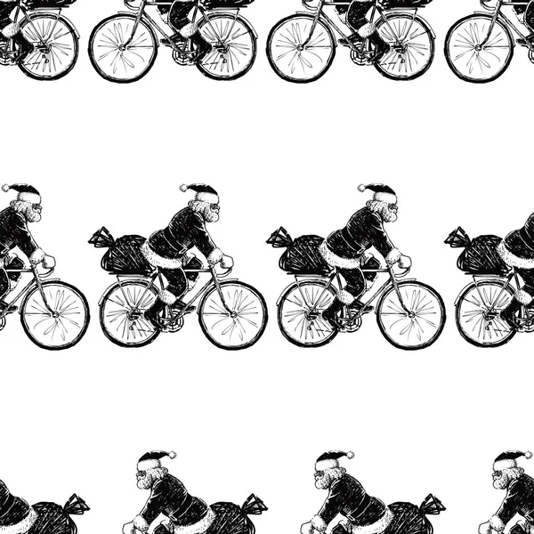Απρόσκοπτη Φόντο Του Βασίλη Δώρα Ιππασίας Ένα Ποδήλατο — Διανυσματικό Αρχείο