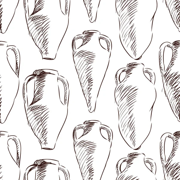 Antik Yunan amforalarının hatları pürüzsüz.