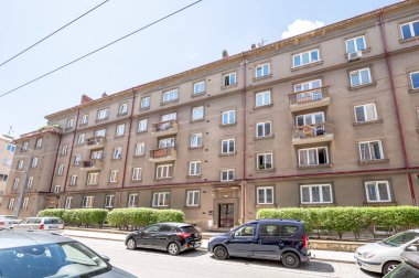 Yeni bina, mimari, apartman. Gayrimenkul fotoğrafı.