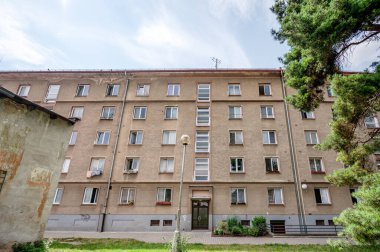 Yeni bina, mimari, apartman. Gayrimenkul fotoğrafı.