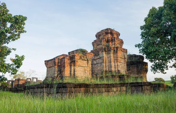 Prasat Nong Hong Pagoda Laterite Yöresiydi Kamboçya Bir Sanat Taban — Stok fotoğraf