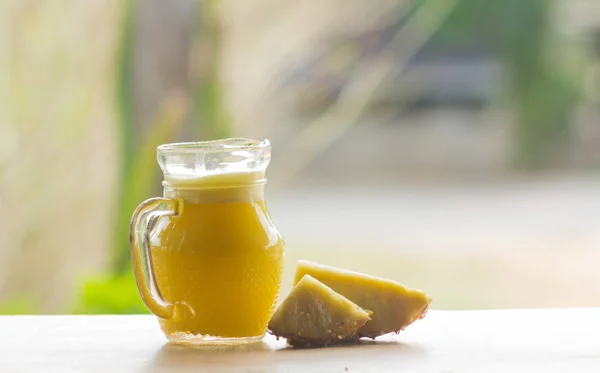 Ananas Saft Hat Heilwirkung Die Verdauung Unterstützen Appetit Reduzieren Auflösen — Stockfoto