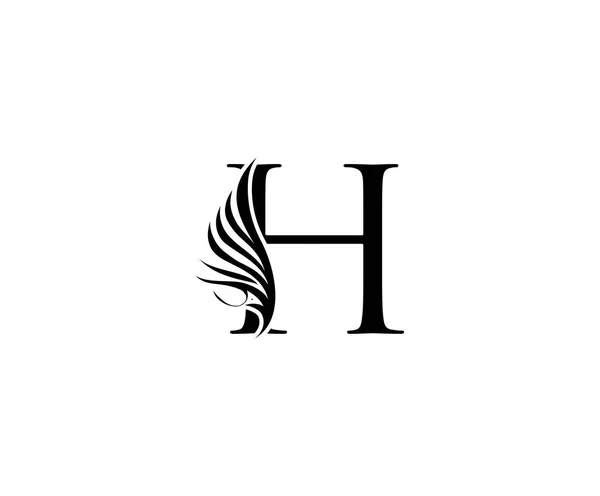 Design Logotipo Luxo Clássico Preto —  Vetores de Stock