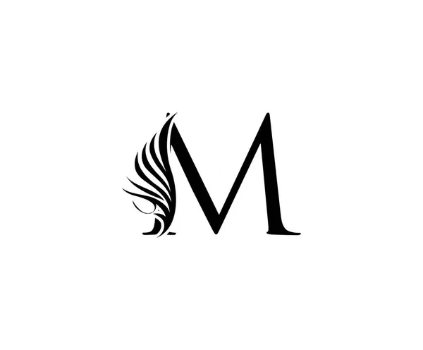 Klasszikus Fekete Luxury Logo Design — Stock Vector