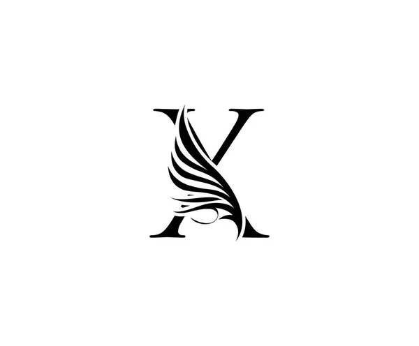 Klasszikus Black Luxury Logo Design — Stock Vector