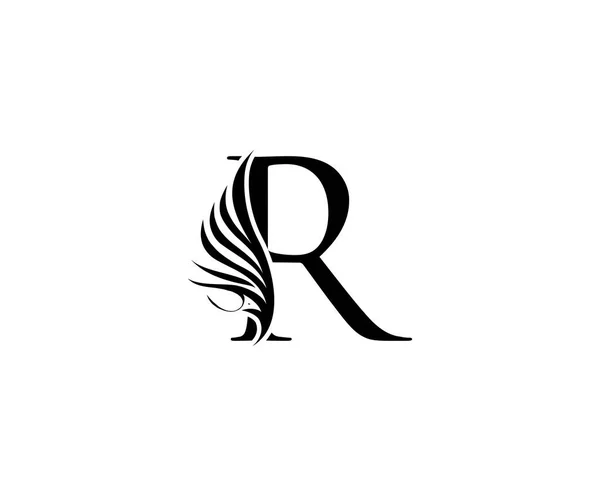 Klassisches Black Luxury Logo Design — Stockvektor