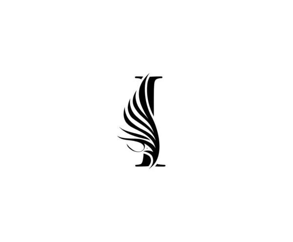 Diseño Clásico Del Logotipo Lujo Negro — Archivo Imágenes Vectoriales