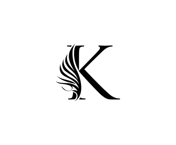 Klassisches Schwarzes Luxury Logo Design — Stockvektor