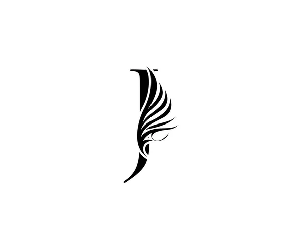 Klassisk Svart Luxury Logo Design — Stock vektor