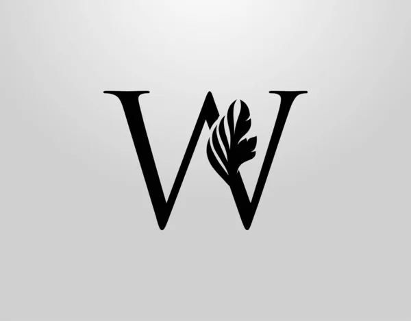 Ursprüngliches Swirl Logo Klassischer Buchstaben Design Vektor Mit Schwarzer Farbe — Stockvektor
