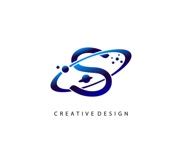 Планета Лист Форма Круглого Кільця Бізнес Логотип Шаблон Дизайну Логотип — стоковий вектор