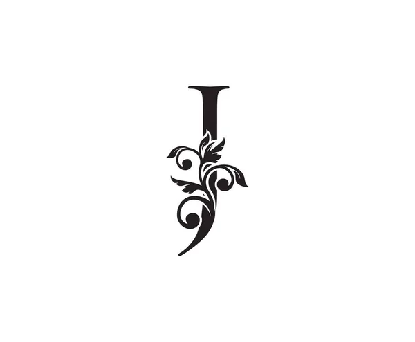 Vintage Letter Logo Klassieke Letter Design Vector Met Zwarte Kleur — Stockvector