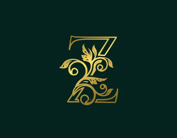 Gold Luxury Logo Icon Klasyczne Logo Literowe Luksusowe Srebro Kaligraficzne — Wektor stockowy