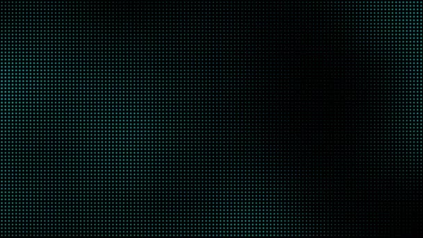 Minimalist Green Blue Halftone Dots Looping Full Motion Background Animation — Stock Video