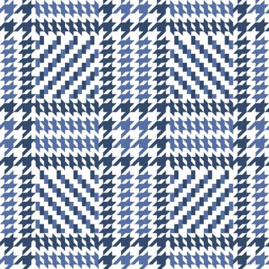 Mavi moda dikişsiz desen kontrol