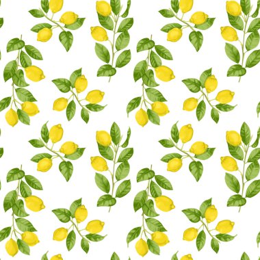 Limon brançlardan Seamless modeli