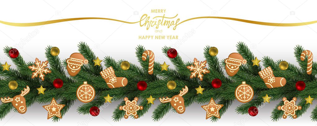 Christmas and New Year Holiday Web Banner