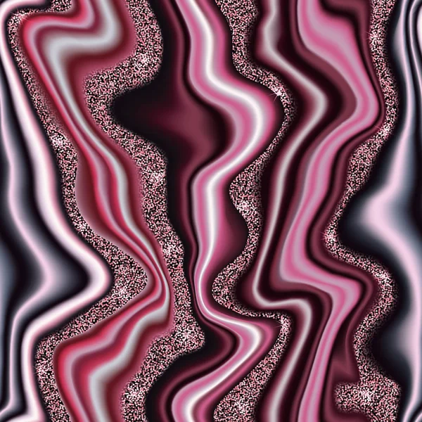 Vecteur rose et gris de luxe marbré motif sans couture — Image vectorielle