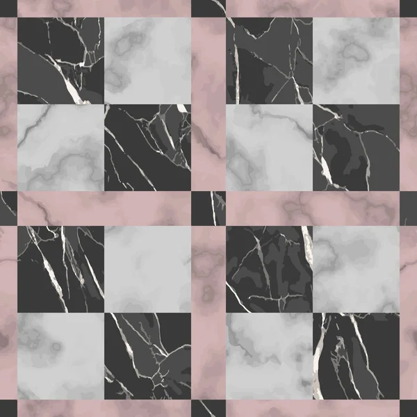 Modèle sans couture de luxe de contrôle de texture vectorielle de marbre — Image vectorielle