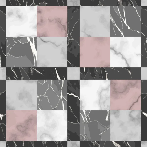 Modèle sans couture de luxe de contrôle de texture vectorielle de marbre — Image vectorielle