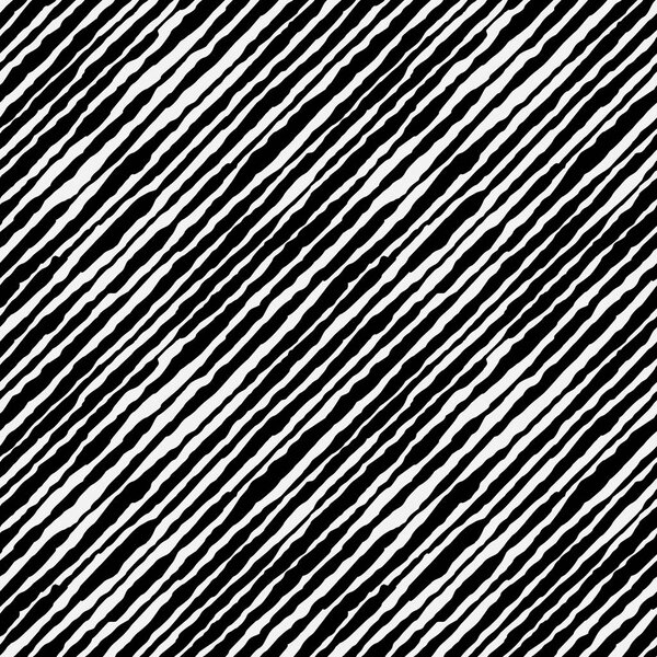 Boho Diagonal Striped Hand Drawn Ink Seamless Pattern