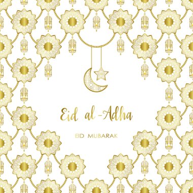 Kurban Bayramı Altın Lüks Tatil Şablonu