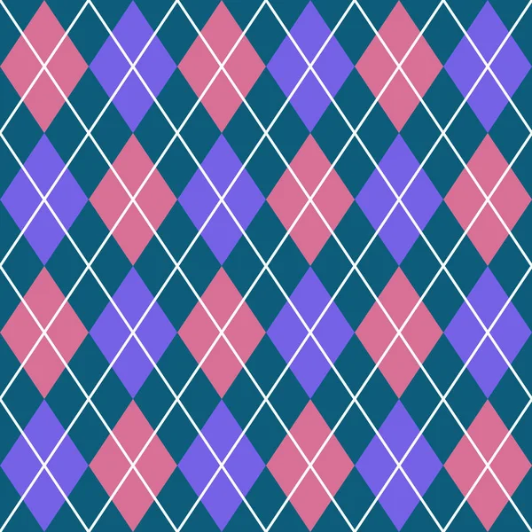 Argyle vektör dikişsiz desen. Özet denetim tekrar arka plan
