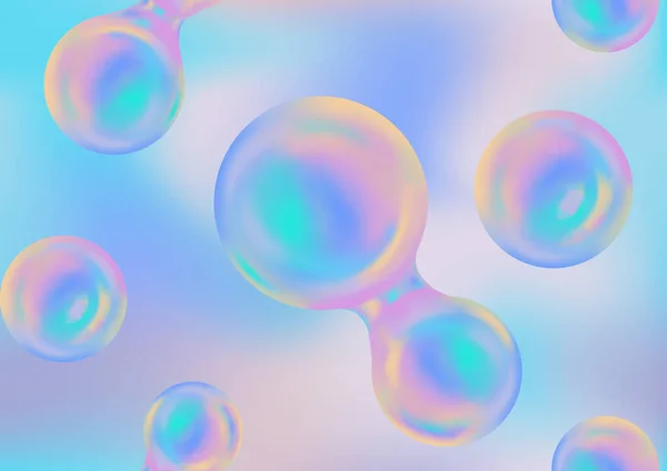 Patrón sin costura abstracto con globos de arco iris. Vector repetir fondo — Archivo Imágenes Vectoriales