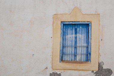 Malia, Yunanistan eski şehir üzerinde eski pencere