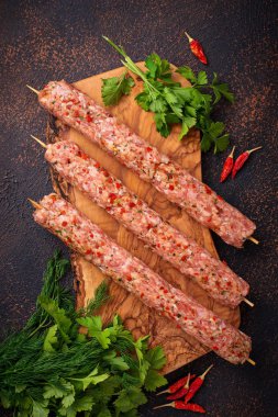 Kıyma lula Kebap şişleri