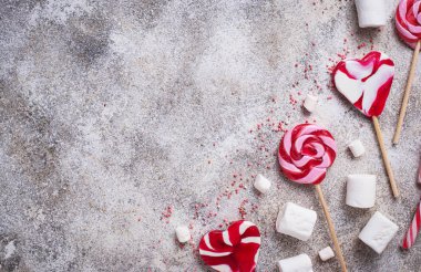 Pembe lolipop, şeker kamışı ve hatmi 