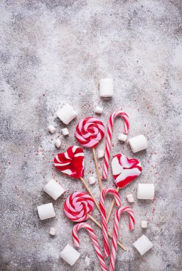 Pembe lolipop, şeker kamışı ve hatmi 