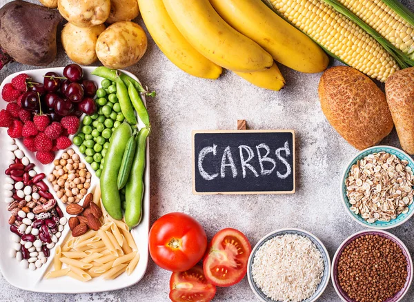 Healthy products sources of carbohydrates. — Stock Photo, Image