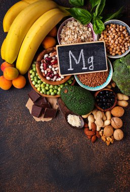 Magnezyum içeren ürün yelpazesine. Sağlıklı bir diyet yemek