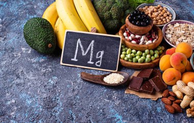 Magnezyum içeren ürün yelpazesine. Sağlıklı bir diyet yemek