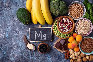 Magnezyum içeren ürün yelpazesine. Sağlıklı bir diyet yemek