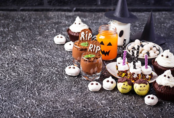 Assortment of Halloween treat for  party