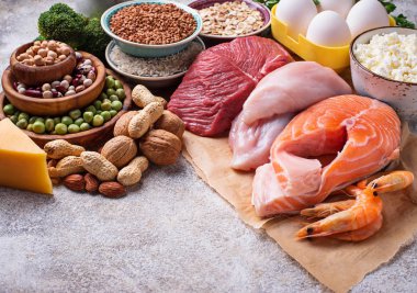 Sağlıklı gıda protein yüksek