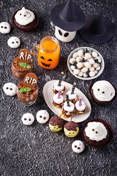 Assortment of Halloween treat for  party — Stock Photo, Image