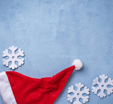 Noel Baba şapkalı Noel arkaplanı