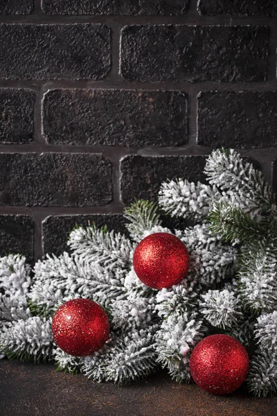 Weihnachten oder Neujahr festlicher Hintergrund — Stockfoto