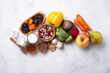 Sağlıklı bağırsak için ürünler. Gut için gıda