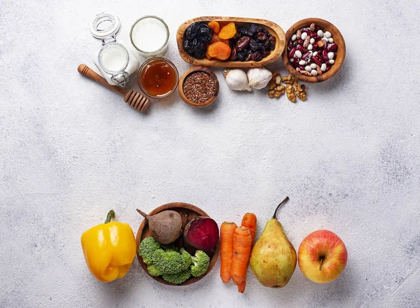 Sağlıklı bağırsak için ürünler. Gut için gıda