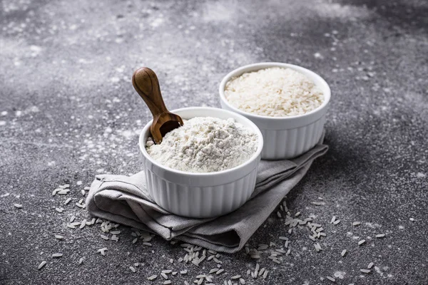 Harina de arroz saludable sin gluten — Foto de Stock