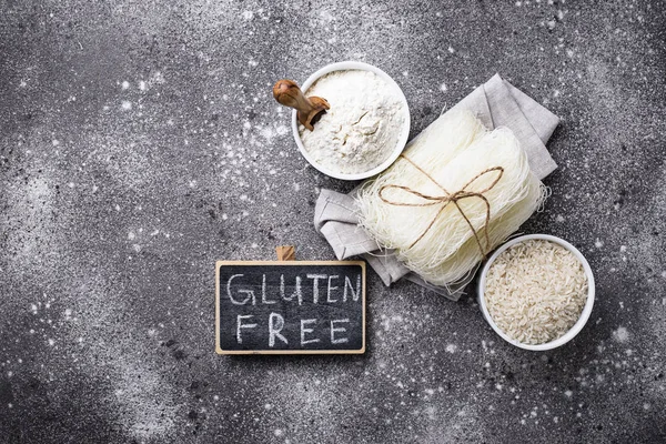 Gluten free rice flour, grain and noodle