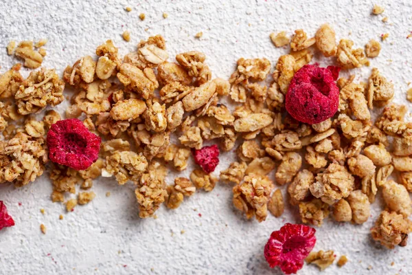 Homemade granola with dried berry — Stock Photo, Image