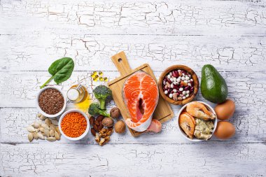 Ürün kaynakları Omega-3 asitleri