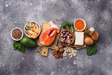 Ürün kaynakları Omega-3 asitleri